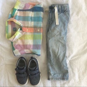 Colorful GAP Button up